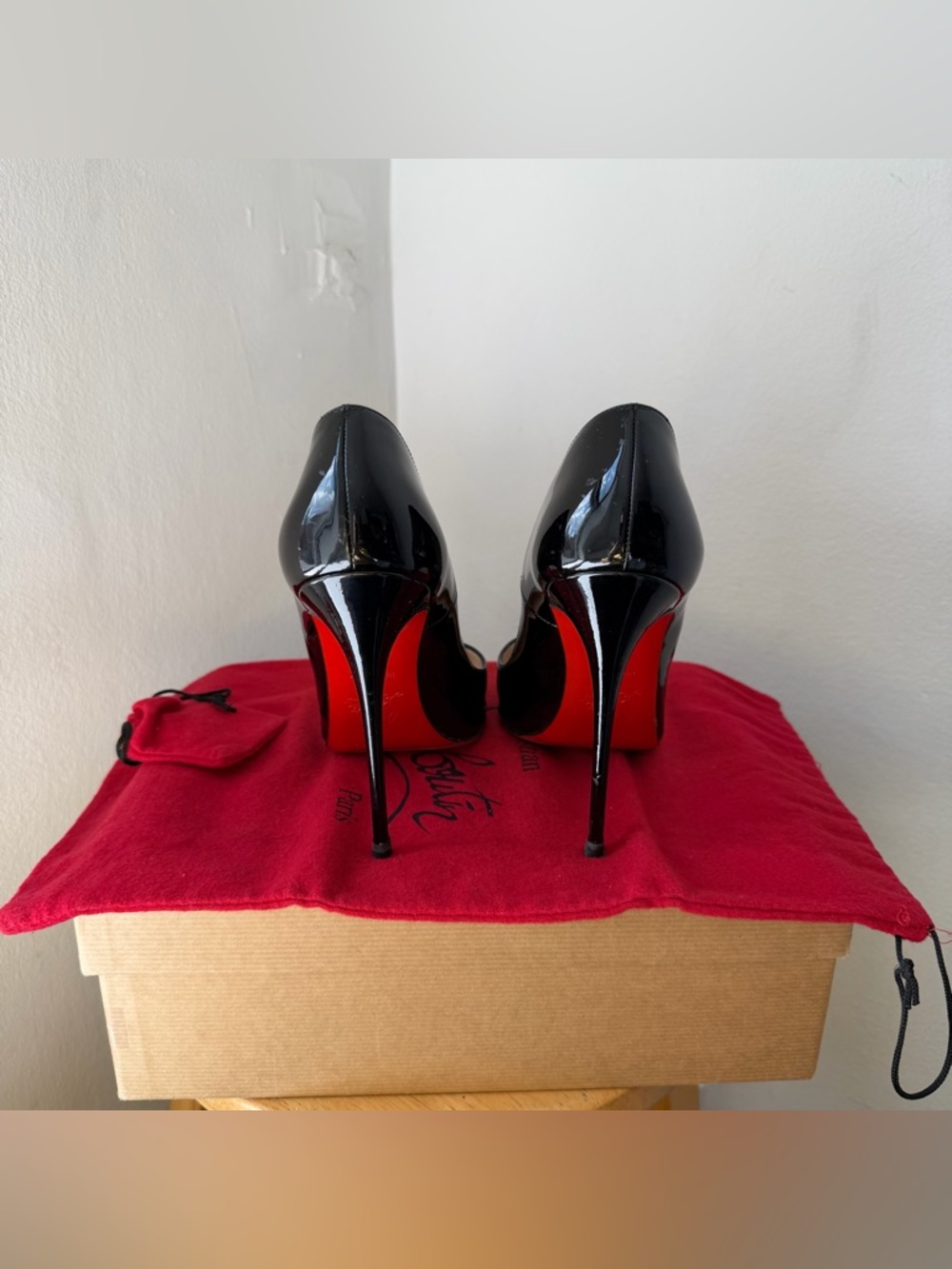 Christian Louboutin So Kate Pointed Toe Pump 120mm Black patent leather US 7.5 - Picture 6 of 16